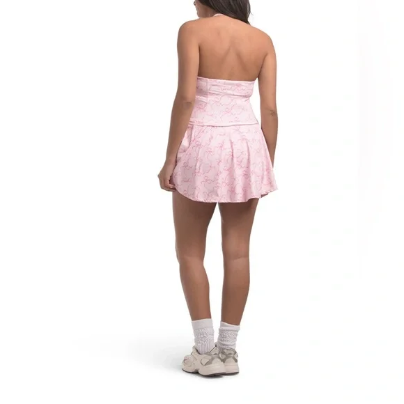 LOVE SHACK FANCY Tierney Bow Print Active Dress - Picture 3 of 8